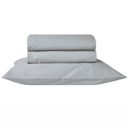Παπλωματοθήκη Essential 22 Light Grey Kentia Μονό 160x240cm 100% Πενιέ Βαμβάκι