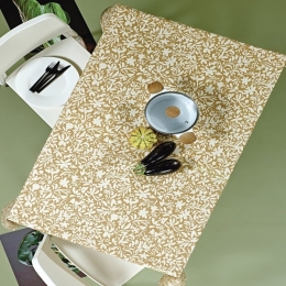 Τραπεζομάντηλο Αλέκιαστο Juan 41 Beige Kentia 140Χ230 100% Βαμβάκι