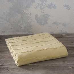 Κουβέρτα Oleada Beige Nima Υπέρδιπλo 230x250cm 100% Βαμβάκι
