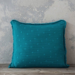 Μαξιλάρι Διακοσμητικό (Με Γέμιση) Balmy Blue Nima 45X45 45x45cm 100% Βαμβάκι