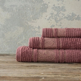 Πετσέτα Aishun Terracotta Nima Χεριών 30x50cm 100% Βαμβάκι