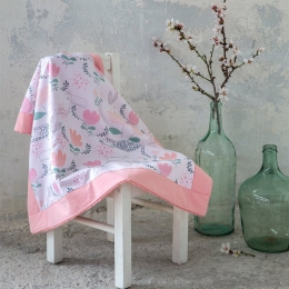 Πετσέτα Θαλάσσης Βρεφική Toco Toucan White-Pink Nima Θαλάσσης 75x75cm 100% Βαμβάκι