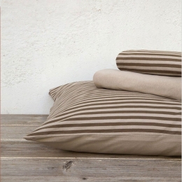 Σεντόνια Με Λάστιχο Suave Σετ 4τμχ Brown Nima Υπέρδιπλo 100% Cotton