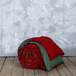 Πάπλωμα Abalone Red - Green Nima Υπέρδιπλo 220x240cm Microfiber