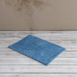 Πατάκι Μπάνιου Homey Vivid Blue Nima 50 X 80 Βαμβάκι-Πολυέστερ