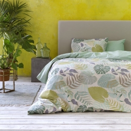 Κουβερλί Palmier Green Nima Υπέρδιπλο 220x245cm 100% Βαμβάκι
