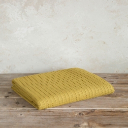 Κουβέρτα Habit Gold Brown Nima King Size 240x260cm 100% Βαμβάκι