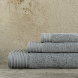 Πετσέτα Feel Fresh Ultimate Grey Nima Προσώπου 50x100cm 100% Βαμβάκι