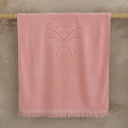 Πετσέτα Θαλάσσης Mariposa Jacquard Coral Nima Θαλάσσης 90x160cm 100% Βαμβάκι