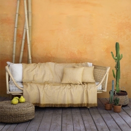 Ριχτάρι Amari Gold Nima Διθέσιο 180x240cm Ακρυλικό-Πολυέστερ
