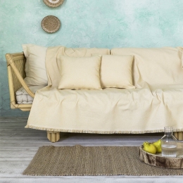 Ριχτάρι Kesia Yellow Nima Διθέσιο 180x240cm Βαμβάκι-Πολυέστερ