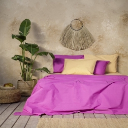Σεντόνι Primal Orchid Pink Nima King Size 270x280cm 100% Βαμβάκι