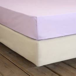 Σεντόνι Primal Με Λάστιχο Lavender Nima Ημίδιπλο 120x232cm 100% Βαμβάκι