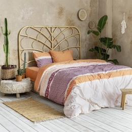 Σεντόνια Nais (Σετ 3τμχ) Beige Nima Μονό 100% Βαμβάκι