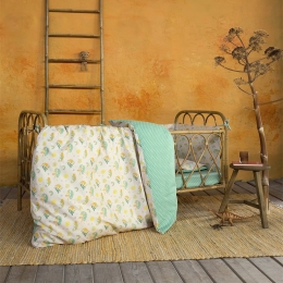 Σεντόνια Βρεφικά Cute Chameleon (Σετ 3τμχ) Green-Yellow Nima Κούνιας 120x170cm 100% Βαμβάκι