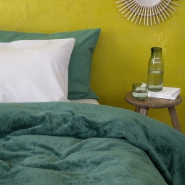 Κουβέρτα Jacquard Mellow Green Nima Μονό 150x220cm Πολυέστερ