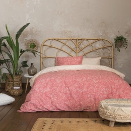 Παπλωματοθήκη Jessa (Σετ 2τμχ) Coral Nima Μονό 160x240cm 100% Βαμβάκι