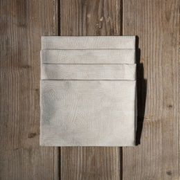 Πετσέτες Φαγητού Boca (Σετ 4τμχ) 42x42 Beige Nima Βαμβάκι-Πολυέστερ