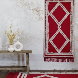Χαλάκι Luna Red Nima 60X130cm