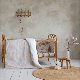 Κουβερλί Βρεφικό Baby Dream Pink Nima 100x140cm 100% Βαμβάκι