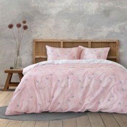 Μαξιλαροθήκες Prairie (Σετ 2τμχ) Pink Nima 52X72 52x72cm 100% Βαμβάκι