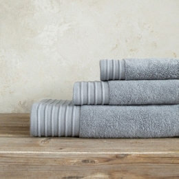 Πετσέτα Feel Fresh Classic Grey Nima Προσώπου 50x100cm 100% Βαμβάκι