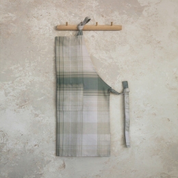 Ποδιά Κουζίνας Naive Green-Beige Nima One Size 100% Βαμβάκι
