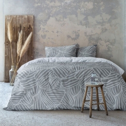 Σεντόνια Essential (Σετ 4τμχ) Grey Nima Διπλό 220x260cm 100% Βαμβάκι