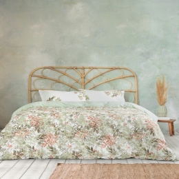 Σεντόνια Lush (Σετ 4τμχ) Green-Orange Nima Υπέρδιπλο 240x260cm 100% Βαμβάκι