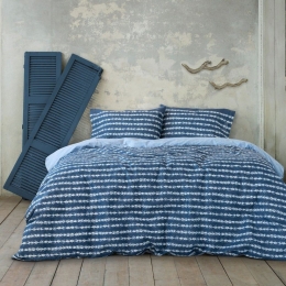Σεντόνια Naval (Σετ 3τμχ) Dark Blue Nima Μονό 170x260cm 100% Βαμβάκι