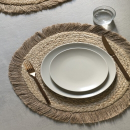 Σουπλά Rami Natural Nima 38x38cm Jute