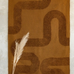 Χαλάκι Talia Gold Brown Nima 60X130cm