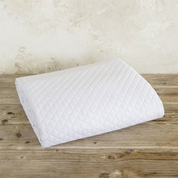 Κουβερλί Ξενοδοχείου Poise White 100% Microfiber Υπέρδιπλo 240x260cm Microfiber