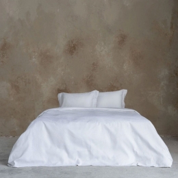 Κουβέρτα Ξενοδοχείου Grace White 100% Βαμβάκι Μονό 170x260cm 100% Βαμβάκι