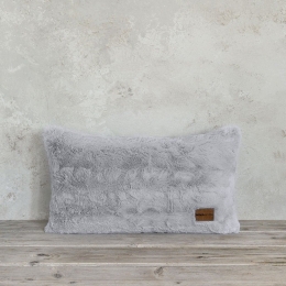 Μαξιλάρι Διακοσμητικό (Με Γέμιση) Velure Light Grey Nima 30X50 Polyester