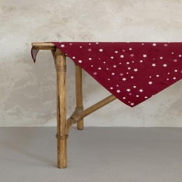 Καρέ Χριστουγεννιάτικο Christmas Star Red Nima 85X85