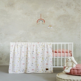 Κουβέρτα Βρεφική Rainbows Multi Nima Κούνιας 110x150cm Πολυέστερ