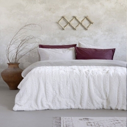 Κουβερτοπάπλωμα Velure Cream Nima Μονό 160x220cm Πολυέστερ