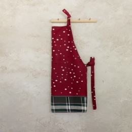 Ποδιά Κουζίνας Χριστουγεννιάτικη Christmas Star One Size Red Nima One Size