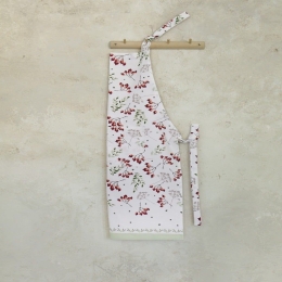 Ποδιά Κουζίνας Χριστουγεννιάτικη Mistletoe One Size Red-White Nima One Size