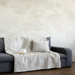 Ριχτάρι Matis Ivory Nima Πολυθρόνα 180x180cm Ακρυλικό,Βαμβάκι, Polyester