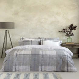 Σεντόνια Serene Με Λάστιχο (Σετ 4τμχ) Grey Nima Υπέρδιπλο 160x232cm 100% Βαμβάκι