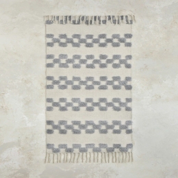 Χαλάκι Κουζίνας Lark 60x130 Grey Nima 60X130cm Βαμβάκι