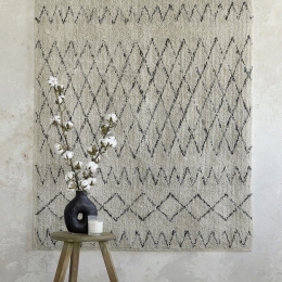 Χαλάκι Nadim Beige-Black Nima 70X140cm