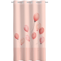 Κουρτίνα Παιδική Drift Pink Saint Clair 160x240 cm Πολυέστερ