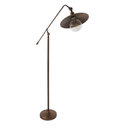 Φωτιστικό Δαπέδου Silene 01243 Brown Copper GloboStar Μέταλλο