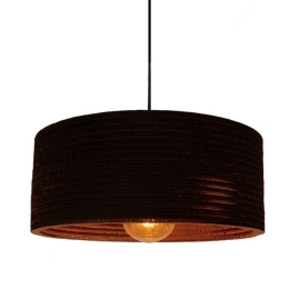 Φωτιστικό Οροφής 3D Skopelos 01297 Brown GloboStar Χαρτί