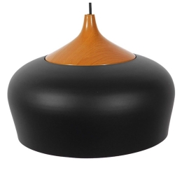 Φωτιστικό Οροφής Vili Black 01261 GloboStar Μέταλλο