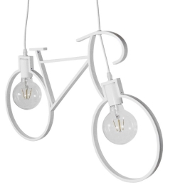 Φωτιστικό Οροφής Bike 01300 White GloboStar Μέταλλο