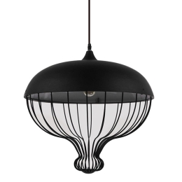 Φωτιστικό Οροφής Sobrino 01108 Black GloboStar Μέταλλο